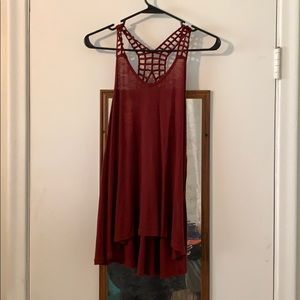 American Rag maroon top